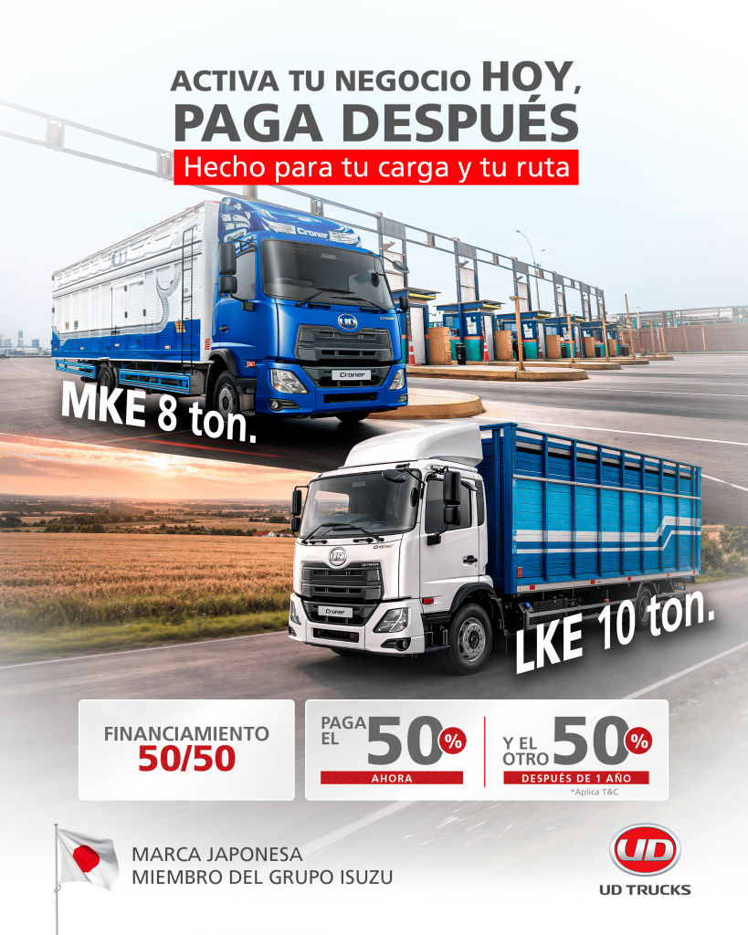 UD TRUCKS – FINANCIAMIENTO 50/50